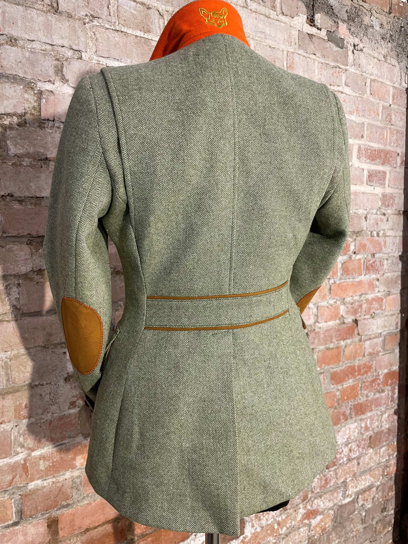 Damen Fieldjacket aus Fischgrat Tweed