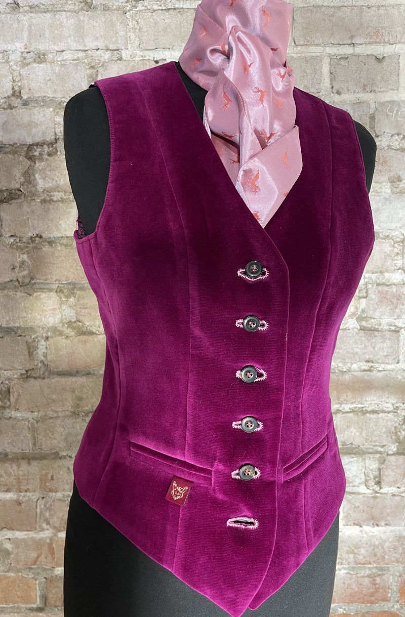 Samtweste Damen purple